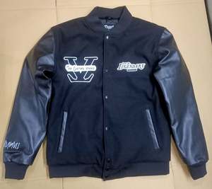 Últimas venta al por mayor de logotipo personalizado Varsity College chaquetas de los hombres con estilo chaqueta de invierno para hombres y mujeres personalizado nuevo diseño - Product Image 1