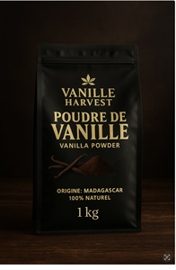 Pure Dried Bourbon Vanilla Powder Vanille Harvest Origin Madagascar 100% Ground Vanilla <b>Beans</b> Sun-Dried - Product Image 3