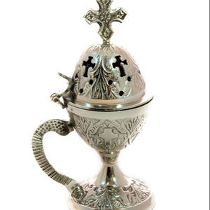 Hand Carving Design Pattern Decorative Brass <b>Incense</b> Burner Good Smells Diffuser and Censer <b>Incense</b> Burner for Wedding Supplies - Product Image 1