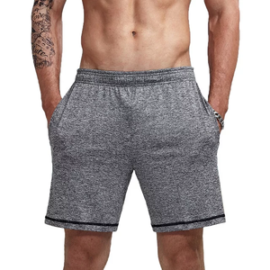 Short de gymnastique de compression personnalisé de la meilleure qualité pour hommes, confortable, en maille de coton et de nylon, pour l'entraînement sportif, vêtements solides. - Product Image 3