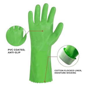 Guantes resistentes al aceite de alta resistencia, guantes de trabajo de seguridad transpirables cómodos Guantes de trabajo con agarre antiaceite POR INDUSTRIAS INCREÍBLES - Product Image 2