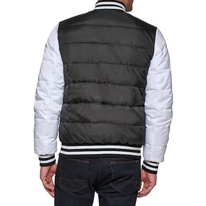 Chaqueta acolchada de alta calidad para hombre hecha a medida para invierno, ropa informal impermeable con cuello redondo - Product Image 4