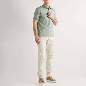 Novedad de verano, polos de Color sólido, cuello Polo informal para hombres y mujeres, ropa de calle de verano de talla grande de algodón, polos para hombres y adultos - Product Image 5
