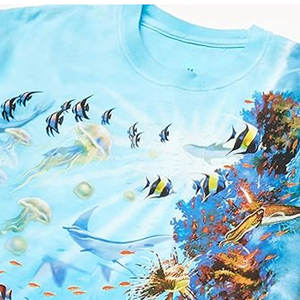 T-shirts décontractés de qualité supérieure pour hommes, légers et durables, en polyester et coton, avec motif solide et impression numérique. - Product Image 2