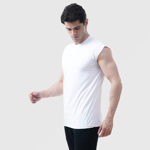 Débardeurs hommes chemise Gym Stringer débardeur vêtements de fitness coton sans manches gilet homme plaine musculation débardeur - Product Image 3