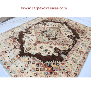 Tapis confortables en laine persane en fibres naturelles Taille personnalisée pour la décoration intérieure et l'extérieur Réversible et résistant aux taches - Product Image 3