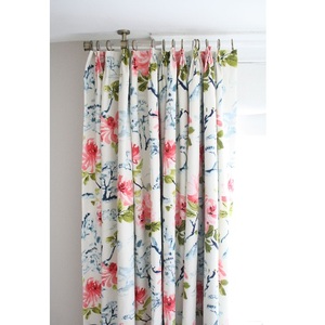Rideaux de feuille d'arbre imprimés sur mesure pour fenêtre 2 pièces de couleur marron taille 4 pieds x 5 pieds pour le salon rideaux de style européen - Product Image 2