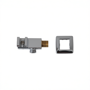 Supporto Doccia Quadrato Cromato di Design Italiano per Bagni di Koricini - Product Image 3