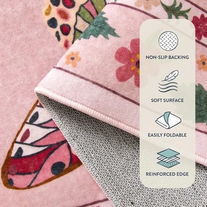 Alfombra de lana hecha a mano con nudos artesanales de lujo para sala de estar, habitación infantil, hotel u oficina - Product Image 4