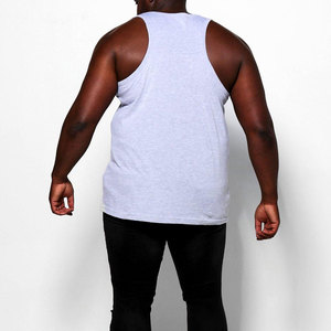 Camisetas sin mangas de talla grande para hombre de algodón 100%, cómodas y transpirables, estilo informal de secado rápido - Product Image 2