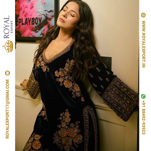 Collection exclusive de salwar en velours pour femmes adultes, nouvelle collection de vêtements de soirée, par Royal Export Surat Gujarat - Product Image 2
