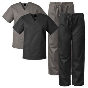 Meilleur vendeur Offre Spéciale médecins col en v mâle confortable soins infirmiers gommages ensembles uniformes gommages médicaux hôpital chemises et pantalons ensemble - Product Image 6