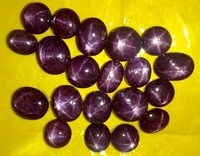 Batu Permata Ruby Bintang Coklat Alami 100% Kualitas AAAA Potongan Teknologi Tinggi Tanpa Perawatan Rida Creations Jewelry