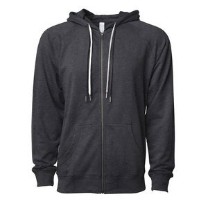 Sweat à capuche 100% coton de marque, chaud pour l'hiver, épais, 600 grammes, poids lourd, polaire, hommes femmes, sweat à capuche zippé - Product Image 1