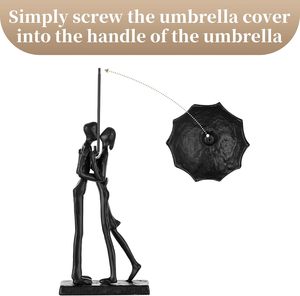 รูปปั้นประดับโต๊ะทำจากอลูมิเนียมเป็นของขวัญส่วนตัวขนาดมาตรฐานสำหรับตกแต่งบ้าน - Product Image 5