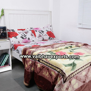 Bán Buôn Sang Trọng Tùy Chỉnh Dành Cho Người Lớn Giường Đôi Chồn Chăn 100% Polyester Đôi Lớp Ném Chăn - Product Image 4