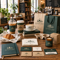 Fournitures pour librairies et cafés de la marque AT PACK avec gobelets personnalisés, sacs en papier, gobelets en plastique et solutions d'emballage à emporter