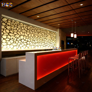 Mostrador de <span class=keywords><strong>Bar</strong></span> de nuevo diseño para <span class=keywords><strong>terraza</strong></span>, iluminación de mostrador de <span class=keywords><strong>Bar</strong></span> Led verde recto - Product Image 6