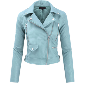 Active Wear Chaqueta de cuero para mujer Transpirable Antiarrugas Impermeable Ecológico Calidad Premium Chaqueta ligera para mujer - Product Image 1