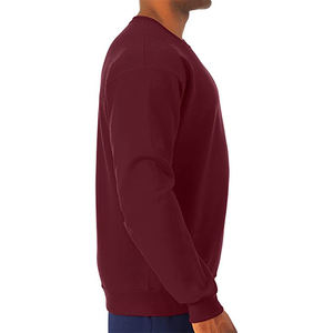 เสื้อสเวตเชิ้ตคอกลมผ้าฝ้ายเนื้อหนา |   เสื้อพูลโอเวอร์สีดำเรียบแบบยูนิเซ็กซ์ |   เสื้อฟลีซทนทานสำหรับตลาดขายส่ง - Product Image 5