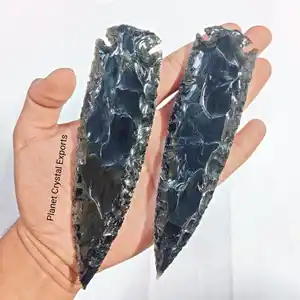 Schwarze Pfeilspitze Pfeilspitzen 6 "Großhandels preis Pfeilspitze im besten Preis Kaufen Sie bei Planet Crystal Exports