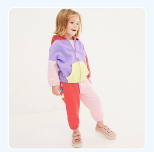 Conjunto Deportivo Personalizado para Adultos, con Bloques de Color, Transpirable, Talla Grande, Sudadera con Capucha y Pantalones Deportivos, Multicolor, Algodón Suave - Product Image 5