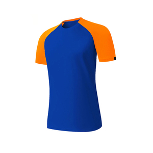 เสื้อยืดแบบพอดีตัวสำหรับผู้ชายผ้าฝ้าย100% ระบายอากาศป้องกันรอยยับครึ่งแขนถักแบบกำหนดเองขายส่ง - Product Image 2