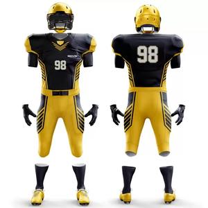 Durable American Football Uniform Manufacturer Providing Premium Jerseys Breathable Teamwear <b>Kits</b> And Training Apparel - Product Image 3