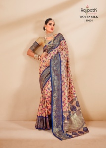 Saree en soie de tissu de déclaration de mode traditionnelle pour femmes ethniques indiennes de meilleure qualité pour les options de mariage et de port quotidien - Product Image 4