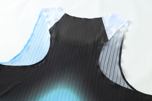 Brand Similar Fabrics Sublimation Print Polyester Spandex 85g 3d Air Grid Ultra-Light Dry Fit Mesh <b>Running</b> Club <b>Singlet</b> - Product Image 4
