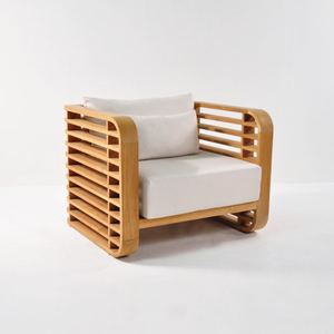 Silla de invitados de un asiento hecha de madera duradera, la mejor calidad, diseño minimalista para la sala de estar - Product Image 3