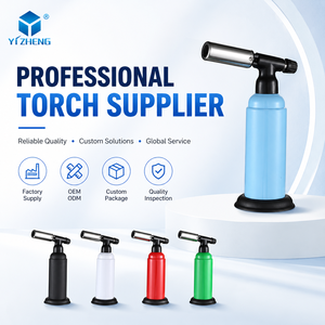 Encendedor de Antorcha de Cocina YIZHENG con Logotipo Personalizado, Recargable con Gas Butano, Válvula de Recarga, Llama de Color, para Chefs y Barbacoas - Product Image 2