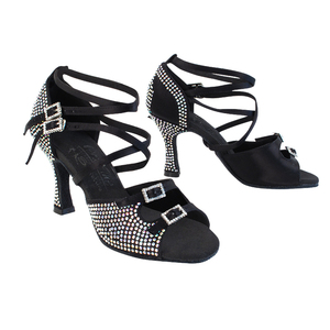 Scarpe da ballo S1004CC molto Fine morbida e moderna tomaia Oxford con comoda fodera in pelle scamosciata e soletta in gomma per gli stili di balletto latino - Product Image 1