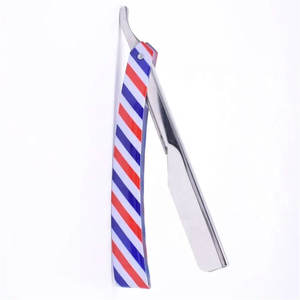 Rasoir droit enduit de papier de poteau de barbier avec la lame changeable - Product Image 5