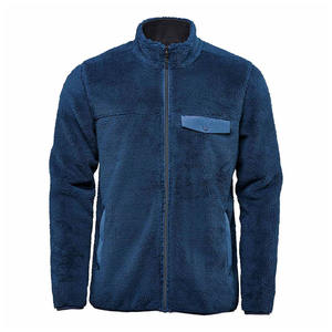 High Quality Custom <b>Sherpa</b> <b>Fleece</b> Jacket for <b>Men</b> OEM Service Hot Selling Trending Cotton <b>Fleece</b> with Canvas Fabric - Product Image 4