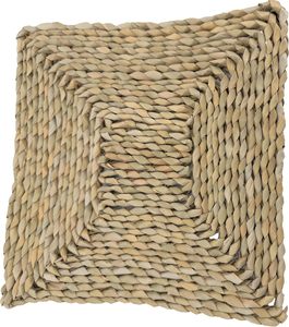 Alfombra de algas marinas hecha a mano como un elemento decorativo destacado, que resalta la calidad artesanal y la función decorativa. - Product Image 3