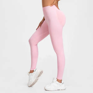 Elastic Waist Yoga <b>Leggings</b> New Style Fitness Wear <b>Women</b> <b>Leggings</b> Yoga Pants 100% Polyester Spandex Nylon <b>Women</b> <b>Leggings</b> - Product Image 5