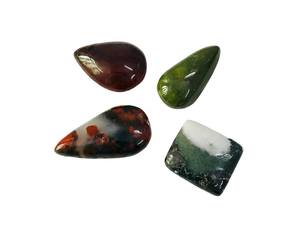 ¡17 piezas de piedras preciosas de cubo de labradorita! Cuentas de cabujón pulidas para la fabricación de joyas (6mm-10mm aprox.) - Product Image 5