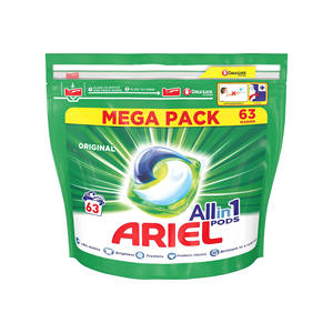 Pour dosettes de détergent Ariel 3-en-1 forme solide capacité de charge 30 nettoyage efficace conçu pour l'eau froide - Product Image 5