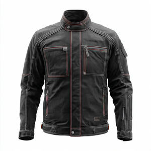 Chaqueta de Motociclista de Cordura Fabricada en EE. UU., Diseño de Chaqueta de Carreras de Motocicleta con Capucha para Motociclistas de EE. UU. |   Chaqueta de Motociclista - Product Image 4