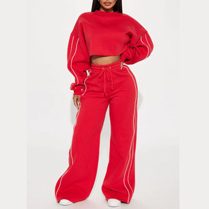 Pantalones Anchos Holgados de Cintura Alta para Mujer, Estilo Urbano, Moda Casual, Pantalones de Pierna Ancha - Product Image 2