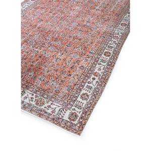 Alfombra de Lana Anudada a Mano de Gran Tamaño, Estilo Vintage, Pae-2659, Patrón Floral Rojo Naranja, para Sala de Estar, Pasillo, Rectangular, para Adolescentes - Product Image 2