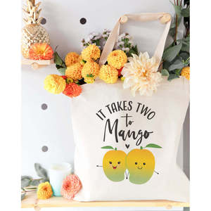 Sac fourre-tout en toile de coton moderne et durable, taille moyenne, recyclable, pour la publicité alimentaire - Product Image 3