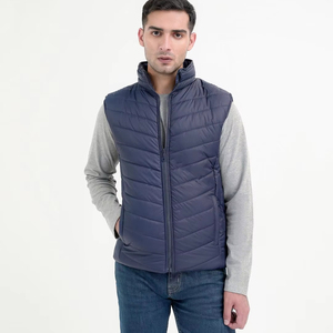 Veste sans manches matelassée pour homme, nouvelle mode 2025, légère, confortable et respirante, quantité en gros, veste matelassée pour homme - Product Image 1