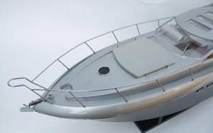 Gia Nhien Fabricant Approuvé Conception Personnalisée quantité minimale de commande Basse SUNSEEKER PREDATOR 64-PERLE BLANCHE PEINTE-BATEAU DE VITESSE EN BOIS - Product Image 4