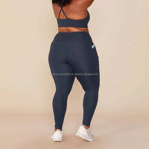 2022 personnalisé léger écologique femmes Fitness Yoga ensemble de gymnastique motif solide respirant vêtements d'entraînement grande taille Options - Product Image 5