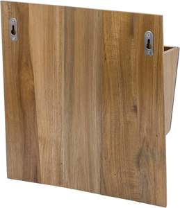Estante de Pared de Dos Niveles para Almacenamiento de Joyas, Estilo Clásico, Ecológico, de Madera, para Cocina, 57x47x37cm - Product Image 6