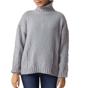 Suéteres de Lana de Invierno para Mujer con Cuello Redondo, Transpirables, de Manga Larga, Alta Calidad, con Servicio OEM, Suéteres de Moda para Mujer - Product Image 1