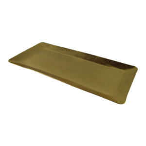 Bandeja de servicio Rectangular con acabado dorado de lujo nórdico, utensilios de cocina, diseño elegante, creativo, hecho a mano al mejor precio - Product Image 1