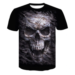 Precio al por mayor personalizado peso pesado de gran tamaño Halloween camisetas Vintage ajustable nueva llegada Ringer Halloween hombres camisetas - Product Image 3